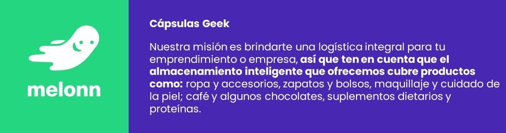Cápsula geek almacenamiento inteligente
